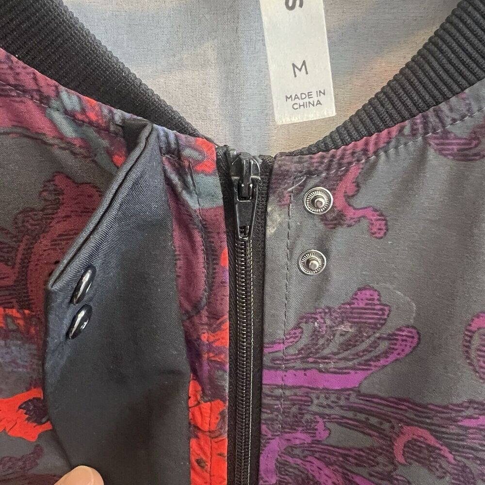 Fabletics Multicolor Patterned Bomber Jacket - image 6